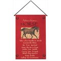 Manual Woodworkers & Weavers Manual Woodworkers and Weavers HWAFHR True Nature Advice From A Horse Tapestry Wall Hanging Jacquard Woven Fashionable Design 17 X 26 in. HWAFHR